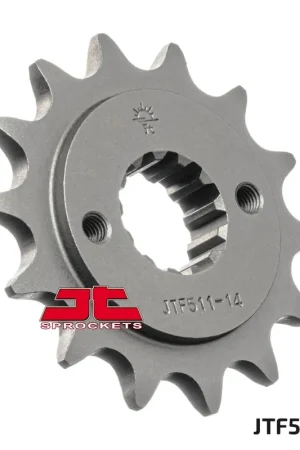 JT SPROCKETS - FRONT STEEL 14T, 520 - Sprockets - Geschikt voor diverse Kawasaki modellen Gecertificeerd